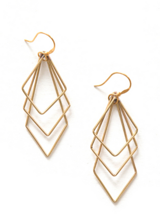 Prominent Paragon Brass Earrings