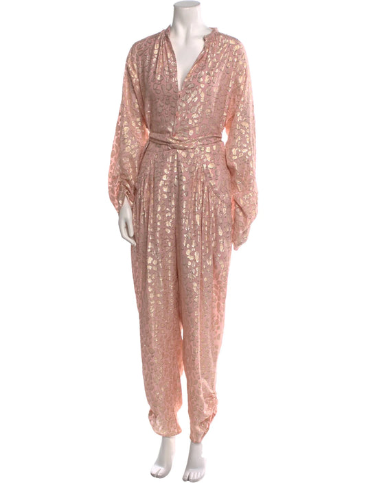 Stella McCartney Silk Patterned Jumpsuit