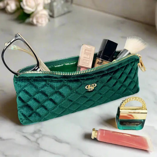 Sleek Stash Go-to-Case- Emerald Velvet