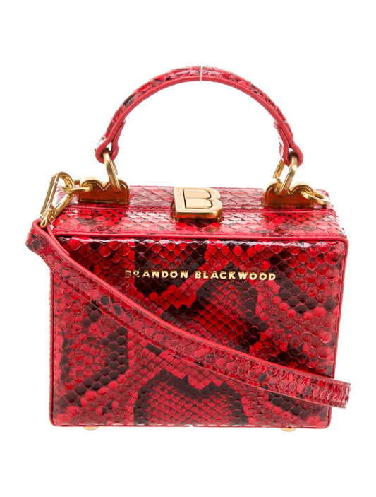 Brandon Blackwood Embossed Leather Bag