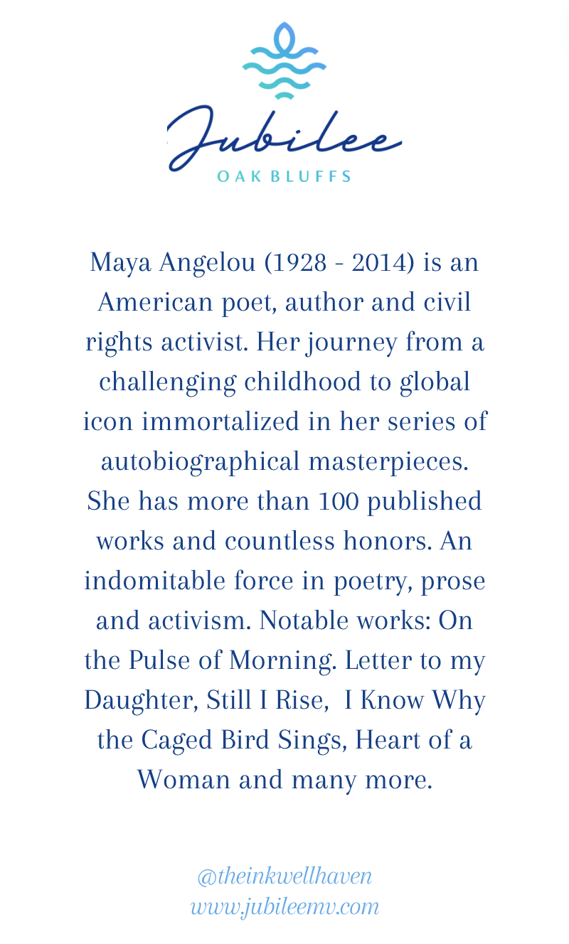 Maya Angelou "I am a Woman" Quote Card