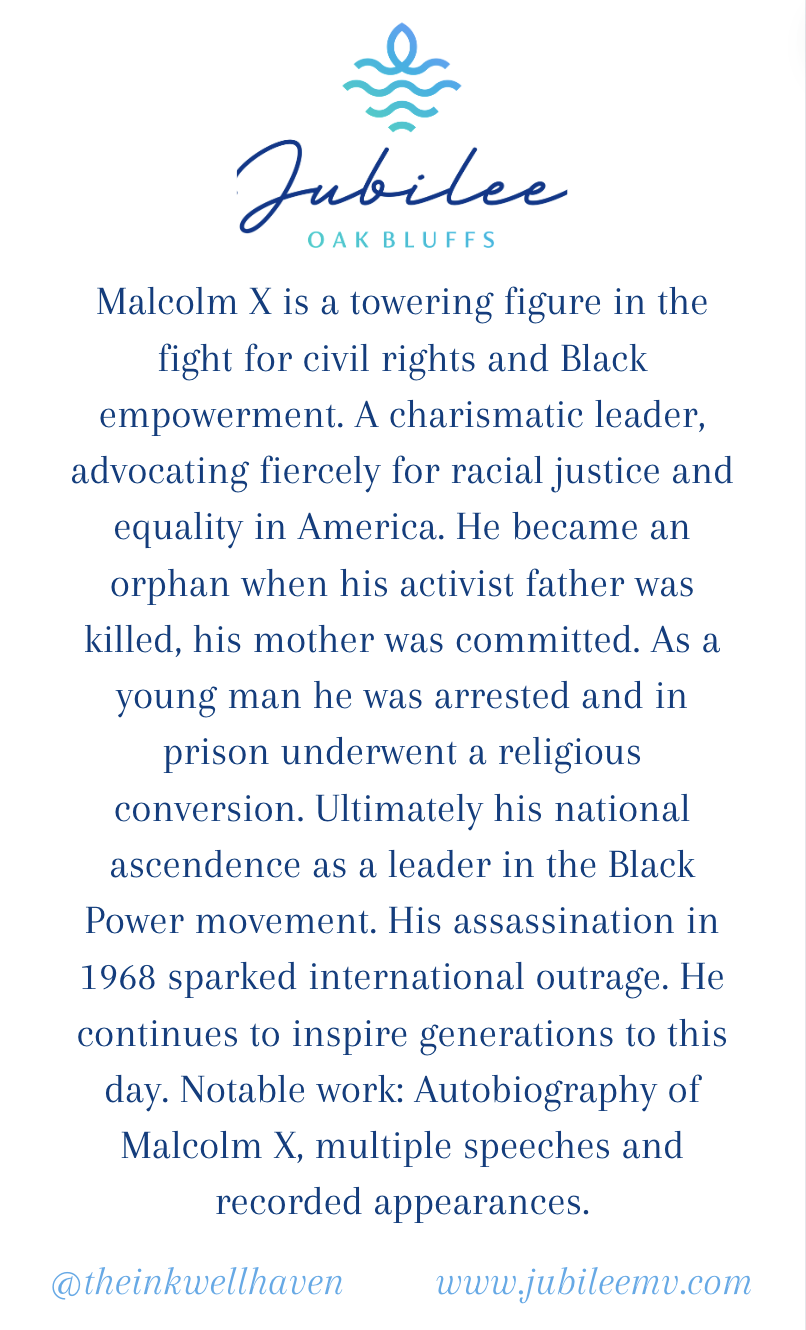 Malcolm X "Can't Separate Peace and Freedom" Quote Card