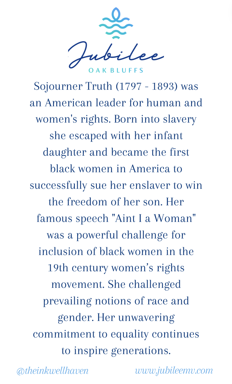 Sojourner Truth "Truth is Powerful" Quote Card