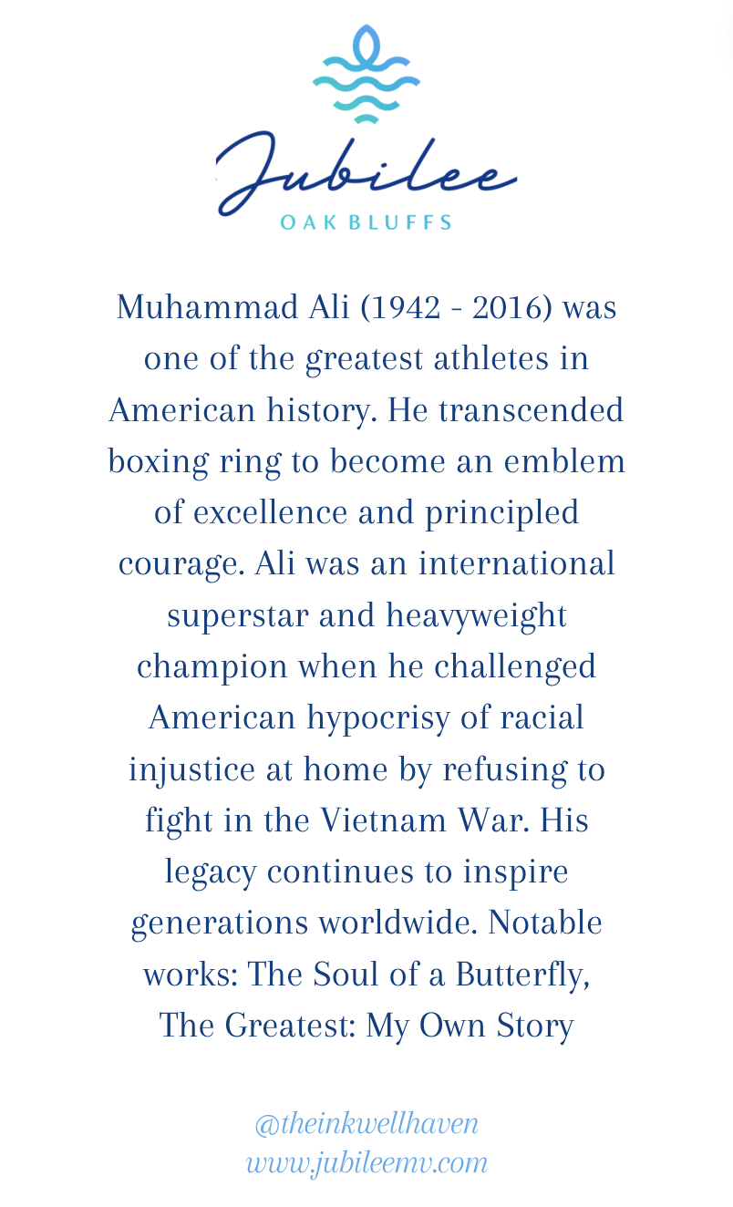Muhummad Ali "What We Imagine" Quote Card
