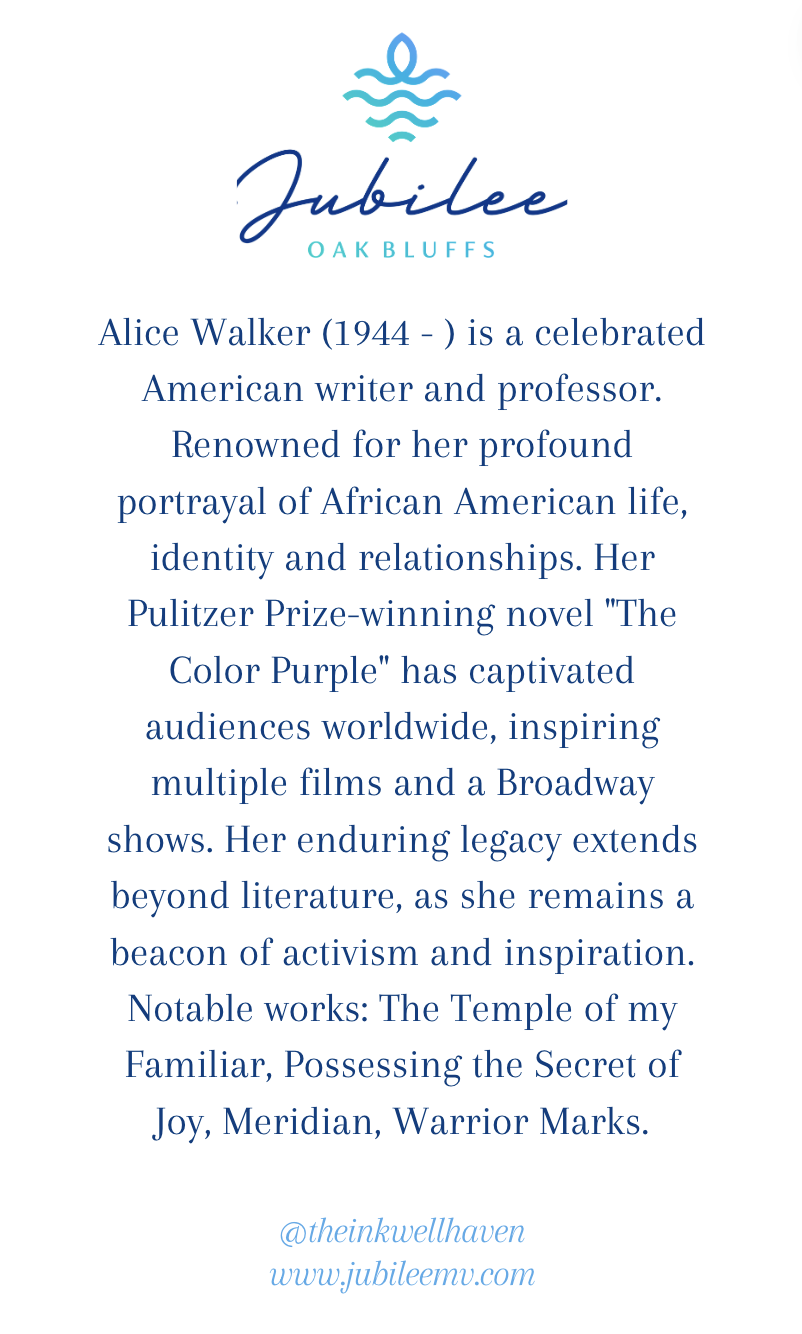 Alice Walker "The Present You are Constructing" Quote Card