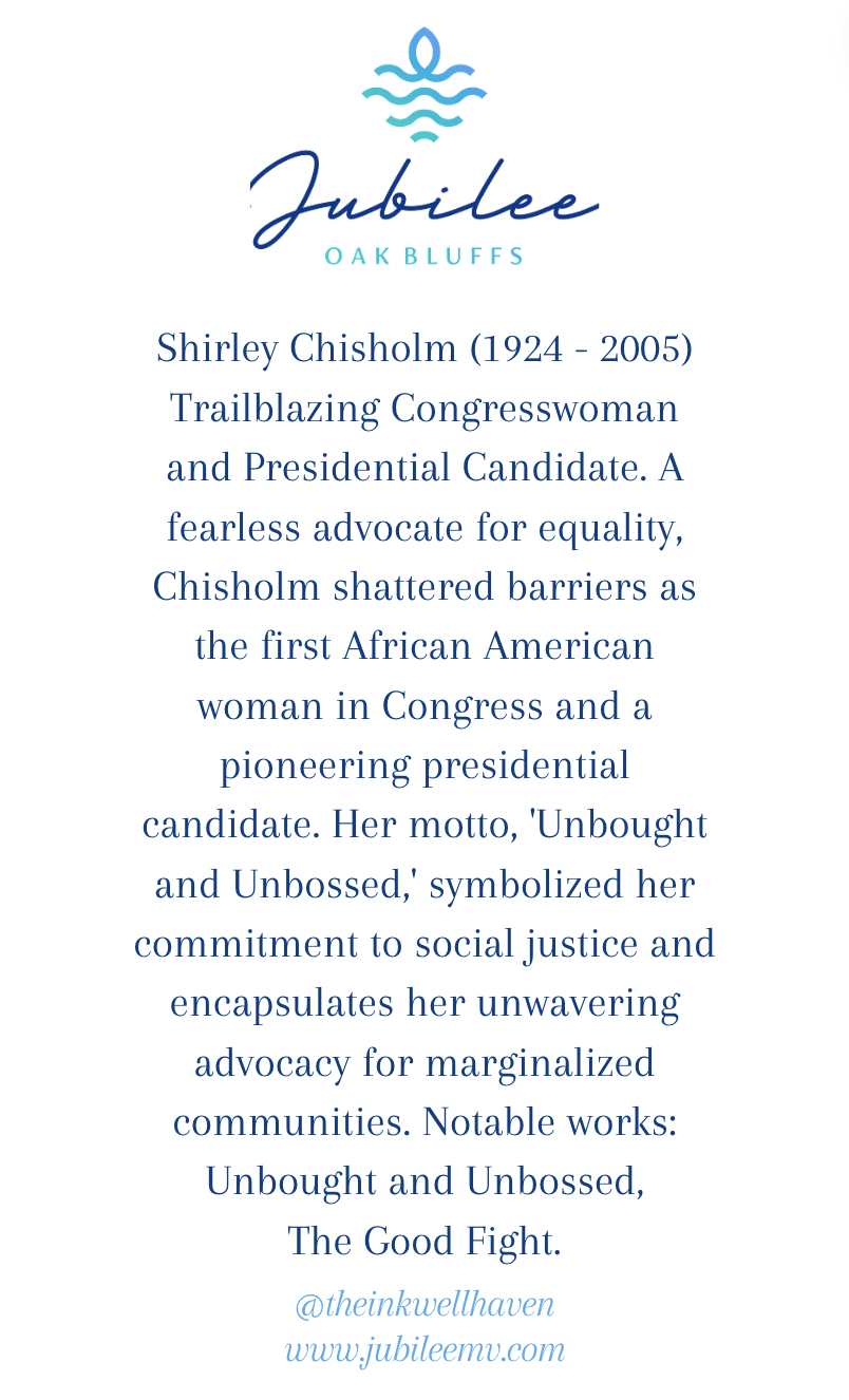 Shirley Chisholm "A Catalyst for Change" Quote Card