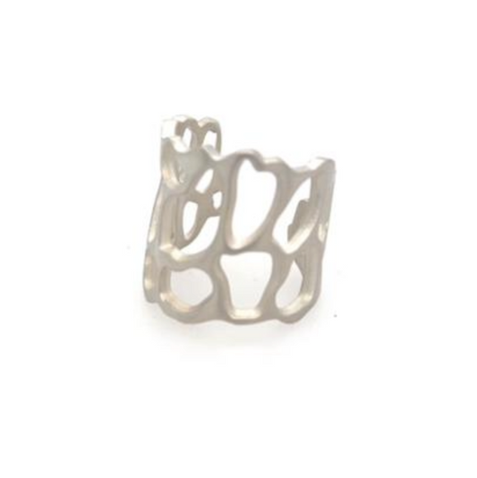 Open Abstract Sterling Silver Ring