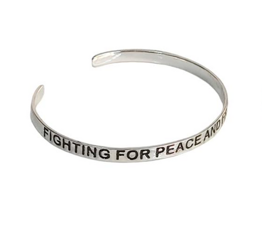Fighting for Peace and Freedom - Malcolm X Cuff
