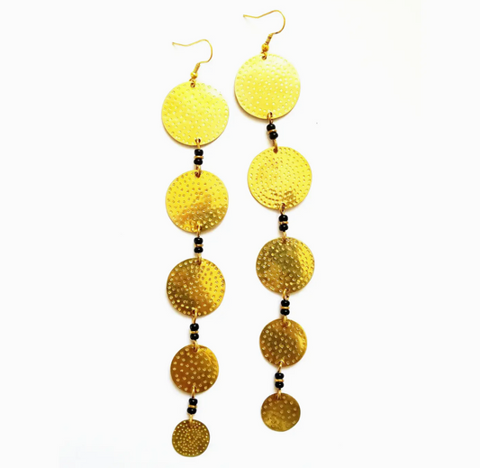 Maya Gold African Earrings