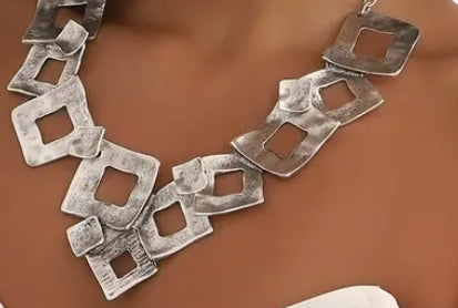 Silver Plated Hand Made Jewelry Necklace