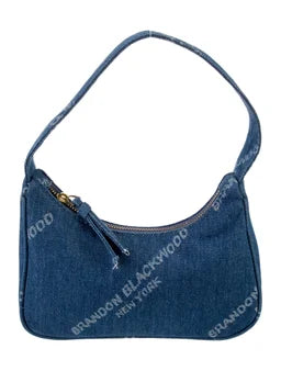 Brandon Blackwood Denim Shoulder Bag (PreLoved)