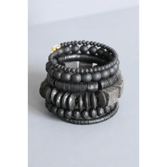 Black Wrap Bracelet