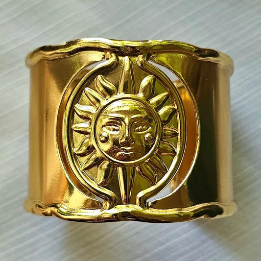 Radiant Sun Bohemian Statement Cuff