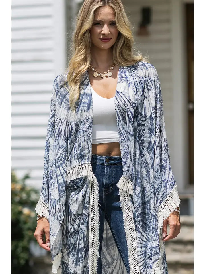 Indigo Hand Kimono