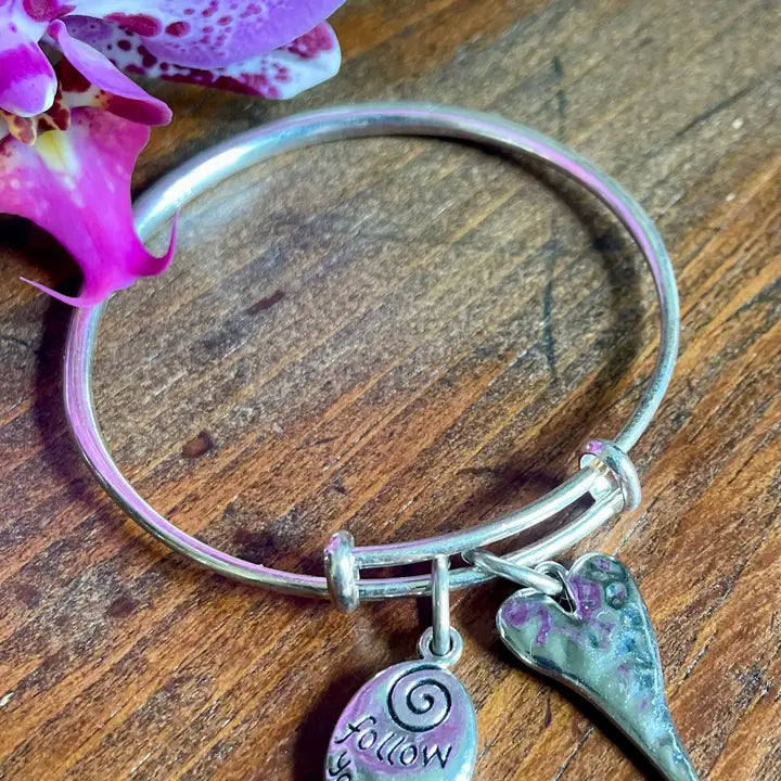 Follow Your Heart Charm Bracelet