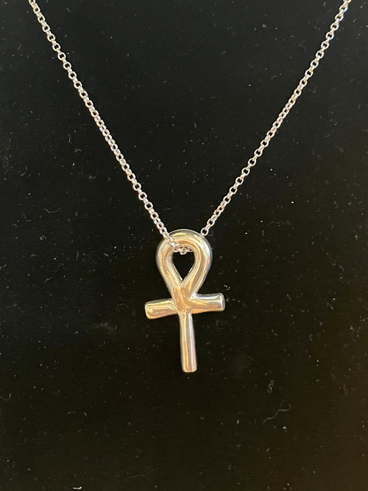 Sterling Silver Ankh Necklace