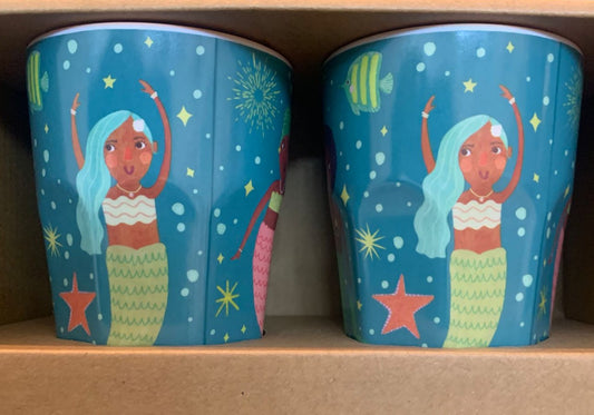 Mermaid & Merfolk Cups (Set of 2)