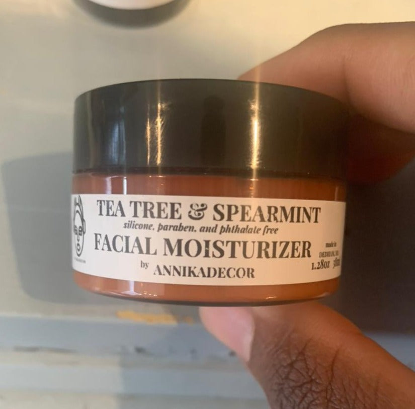 Organic Facial Moisturizer Tea Tree & Spearmint