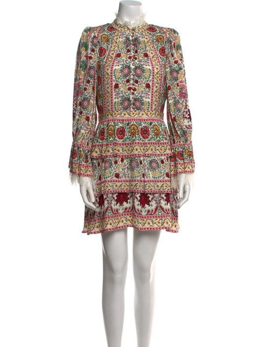 Alice + Olivia Paisley Mini Dress