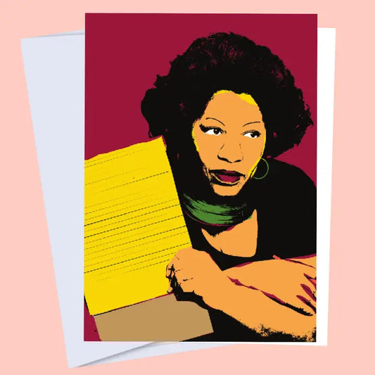 Toni Morrison Black Icon Card