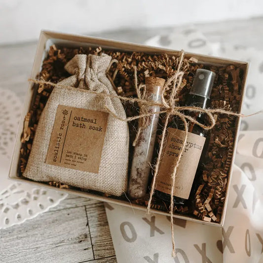 Christmas Spa Gift Set- Rose & Eucalyptus Self Care
