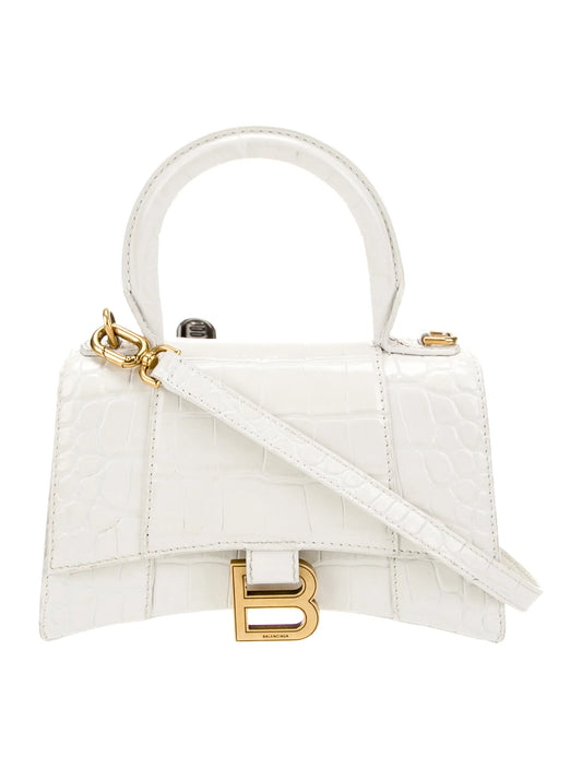 Balenciaga Embossed Leather Hourglass XS