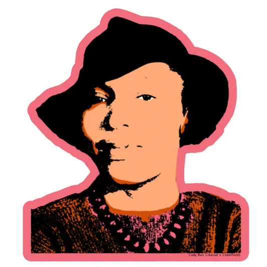 Zora Neale Hurston Black Icon Sticker